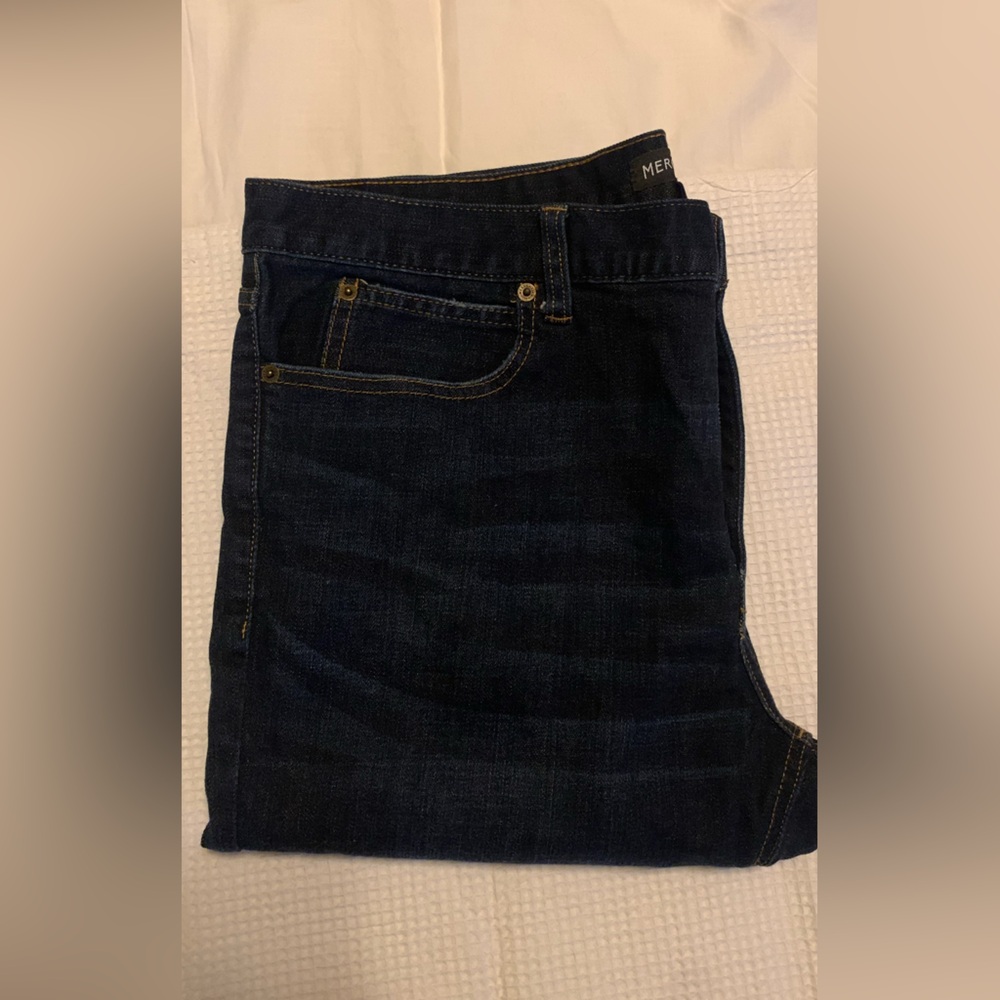 Men's J. Crew Dark Blue Jeans